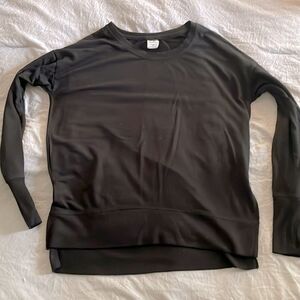 Avia Black Athletic Long Sleeve Top Workout Shirt Size XS